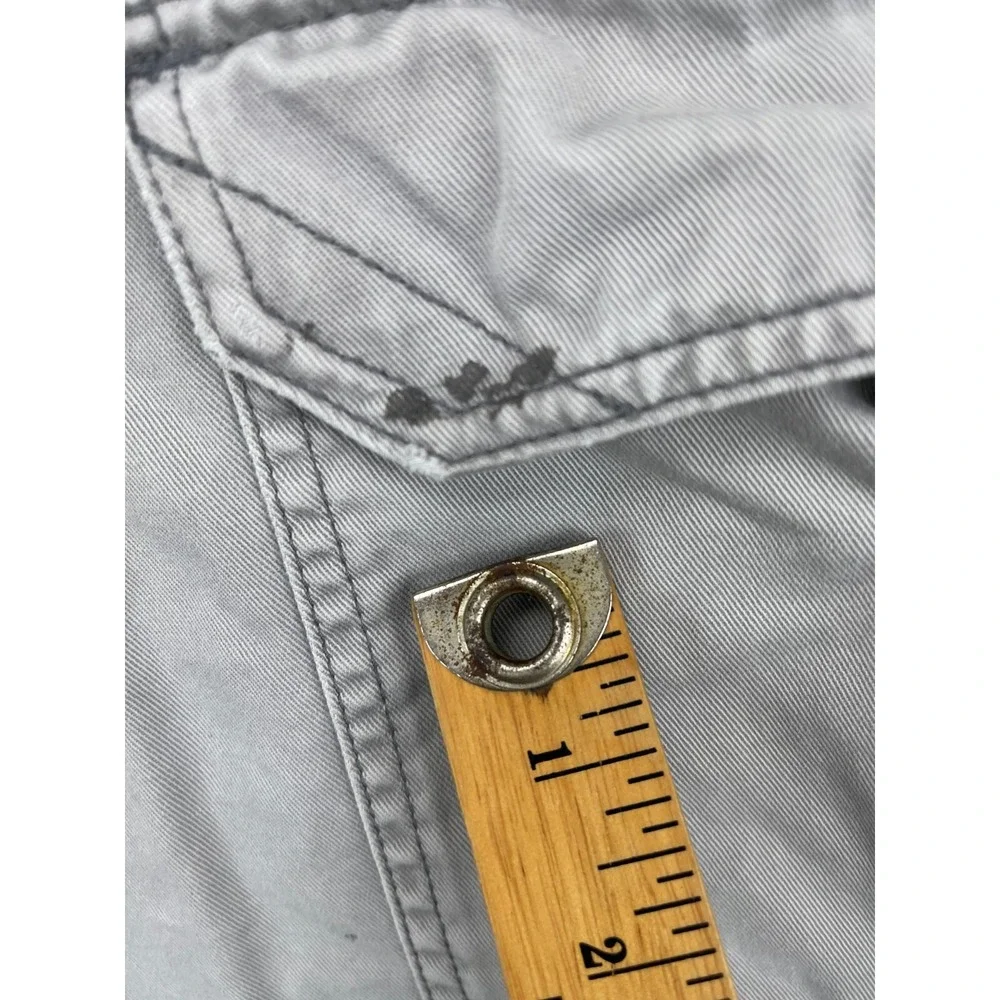 VTG‎ Levi's Silver Tab Men's Cargo Shorts 32 Gray Multi Pocket Cotton Y2K